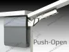 SQ2FBM03B / 0017405 Подъемный механизм TOP-STAYS SQ PUSH откидной (h250-500mm/инд.нагр.1060-2450) (серый) <1/10> превью 1