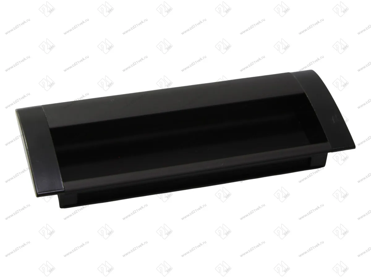 Ручка-раковина 96мм (L108мм) черный матовый, AL04 1