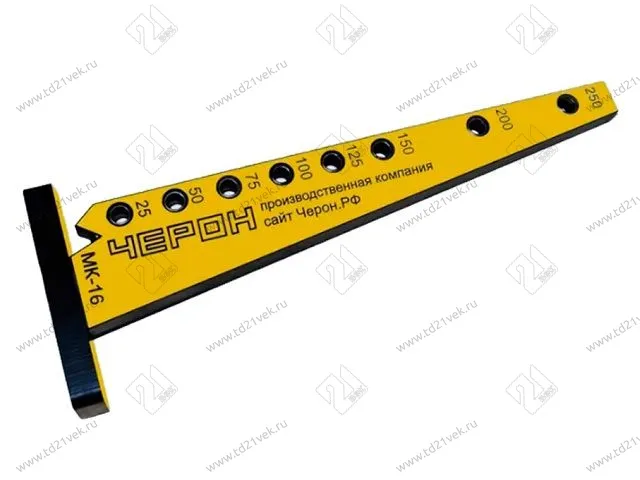 МК-16 Меб.кондуктор, угольник малый, шаг 25/50, L288, dвтулки 7мм <1> 1