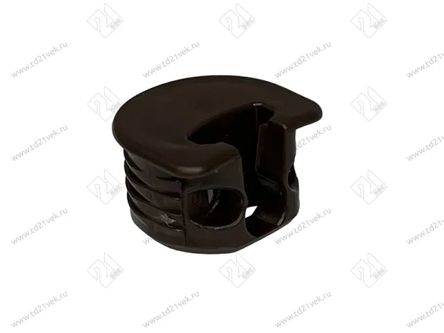 103-04-03-306 Полкодержатель Mesan Raffix d20*H12,5мм (для 16мм)(коричневый)<500/5000> 1