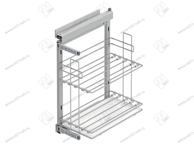 S-2899-С Выдвижная система для противней в базу 250 мм, Starax, (215х475х640) правая, хром 2