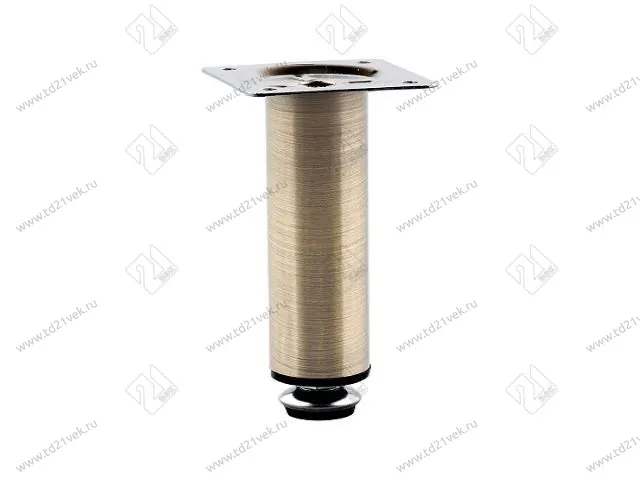 N0010-150 AB Опора мебельная регулируемая малая 30*150 мм, бронза <80> 1