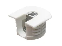 RED Стяжка d20*12,5мм с эксцентриком для плиты 16 мм, белый