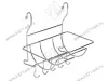 MX-401 Полка на рейлинг для полотенец с крючками, 260х184х264, хром, <12> превью 1