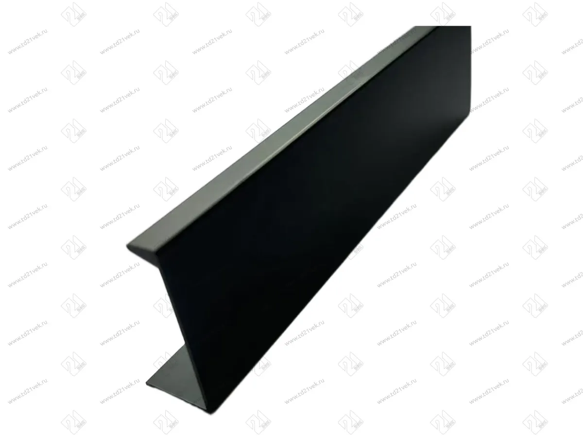 Профиль-ручка торцевая 1056мм (L1200мм) черный матовый, RT.K1 1