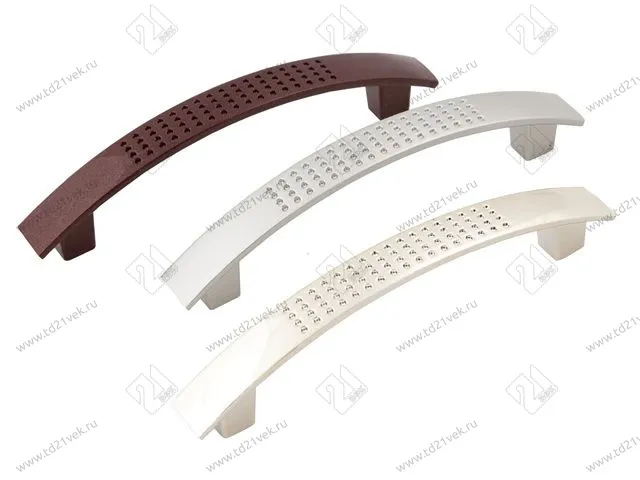 Ручка-скоба С6/96 пластик, никель <600> 1