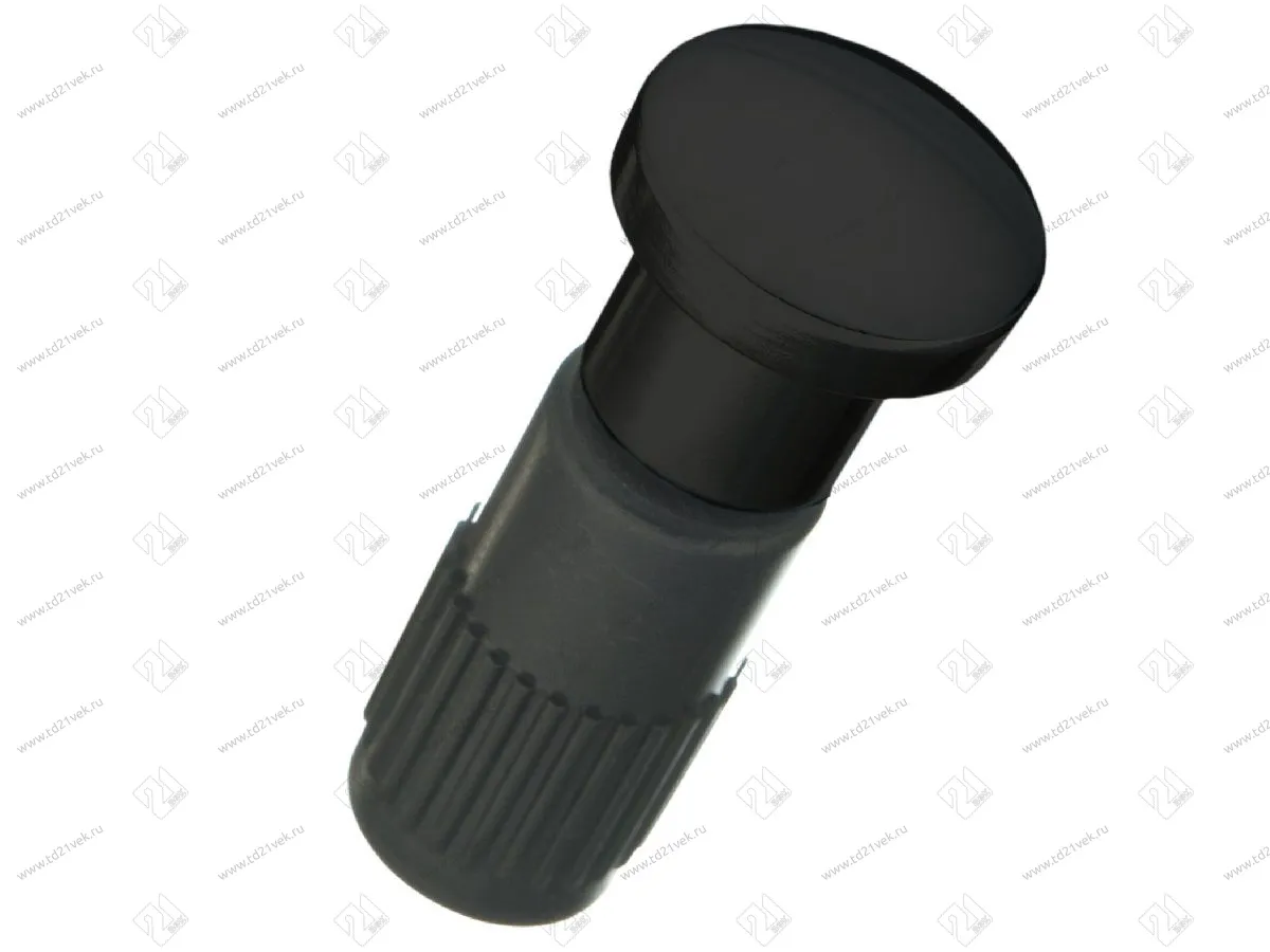 RAT-16 BL Заглушка рейлинга модерн, Д20 Ш20 В40, черный матовый <80/800> 1