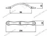 UZ-ROYAL4-96-03 Ручка GTV ROYAL4 C=96мм, янтарь/золото <40> превью 4