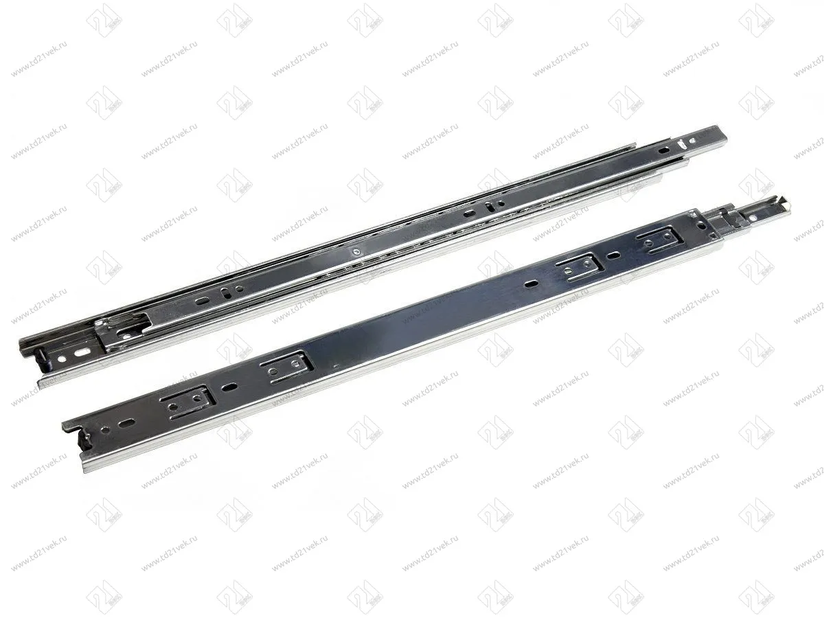 Направляющие шариковые полного выдвижения 35х450мм (0.568 кг.) 35-450 AS  0,6 кг <20> 1