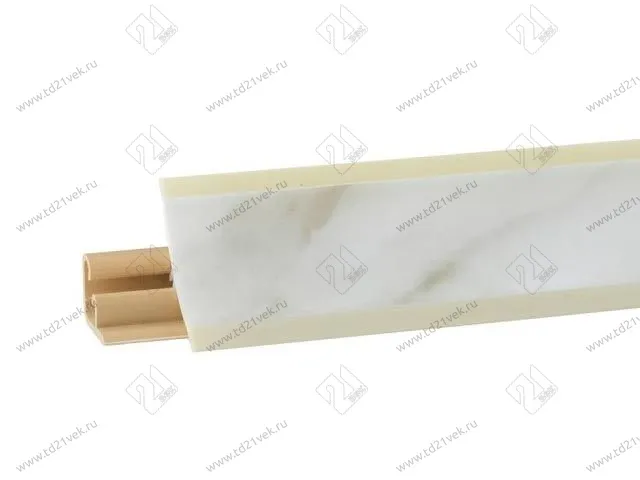 Плинтус RUS LB 231(38) Мрамор Карарра 3,0 м (№ 6014) <12/15> 1