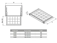 S-6422-A Ящик для аксессуаров в базу 800 мм, экокожа, Starax (764x470x95 мм), антрацит