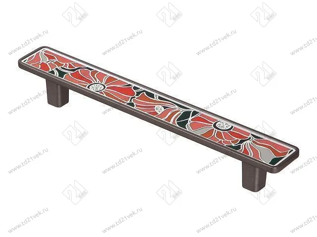 KA3-128PS21-GF Ручка-скоба, 128 мм, графит, PASSION <1> 1