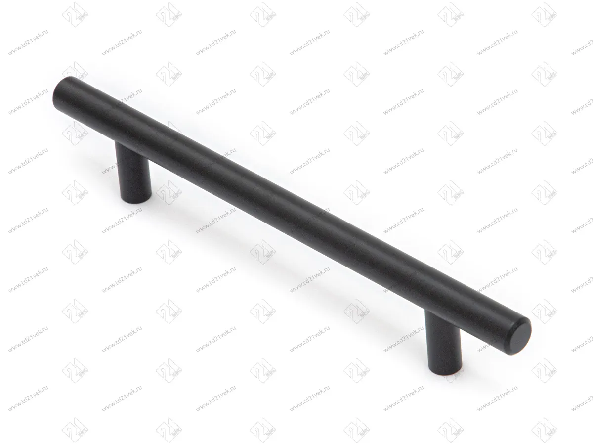 RR.0012.096.BL Ручка-рейлинг D=12мм, 96 мм, матовый черный <20/100> 1