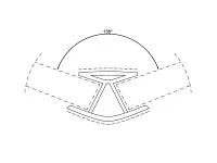 Угол для цоколя 135гр, декор дуб млечный <>>