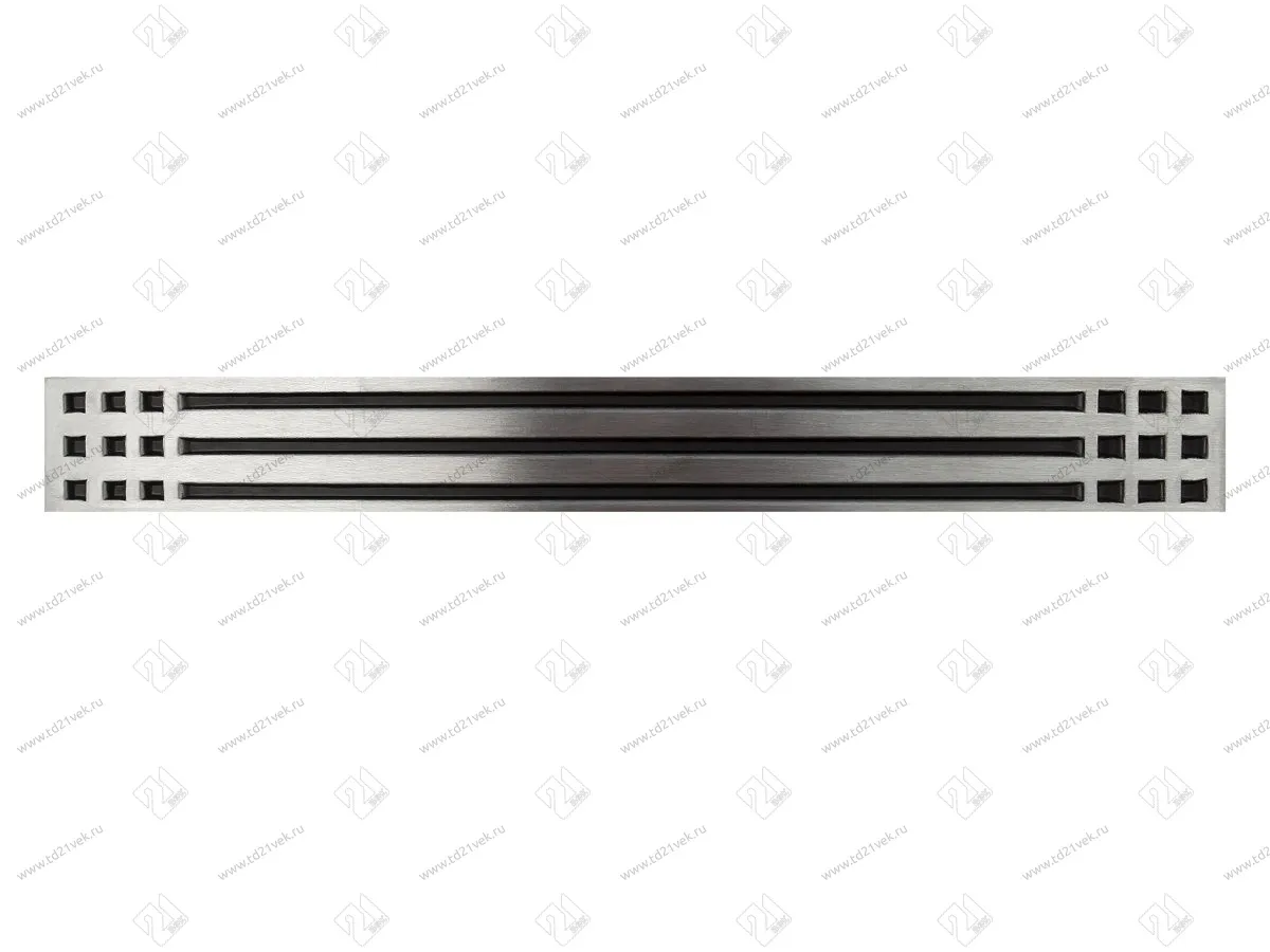 RS003SC/DBL.4/128 Ручка-скоба S0369/128 сатиновый хром/чёрный матовый <25> 2