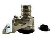 Опора регулируемая с шипами, 50х41.6хh42.3, M18, цинк, под крестовую биту