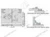 ZP-BICN070BE Петля внутренняя GTV без евро, с отв. пл., 45/35мм, Н0 сталь, <250> превью 2