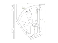 Механизм для обувниц двойной, серый (индивидуальная упаковка)