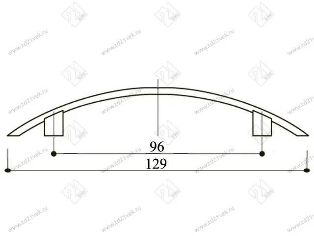 Скоба "Оскар" 5031-05/96 (золото)<100/800> 4