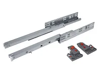 DB8781Zn/350 Направляющие, 350 мм скрытого монтажа 2D B-slide c доводчиком <10>
