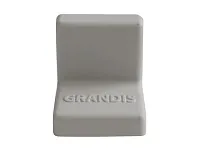 Уголок крепежный 25x25 мм толщ.1,2мм с крышкой, серый 10-419P <200/2000>