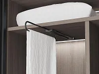 S-6074-A Штанга Starax выдвижная 450 мм (50х450х60) антрацит<1/20>