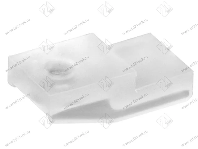 Стеклодержатель пластиковый, белый (100) <1000/10000> 1