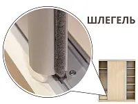 Уплотнитель щёточный ш7х в6мм 3Р (коричневый) <10м / бухта-400м> шлегель/ щетка самоклеящаяся/ буферная лента/ уплотнитель/ Schlegel
