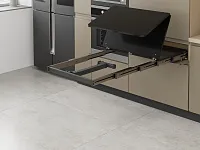 S-2145-A Механизм Starax для встраиваемой столешницы в три сложения с ножкой, шир.600 (564х510х125 мм), антрацит