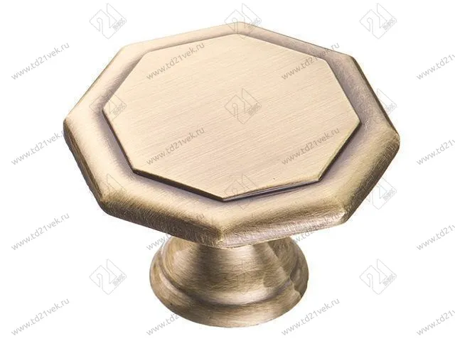 K-1090 AB Ручка-кнопка, античная бронза <120/400> 1