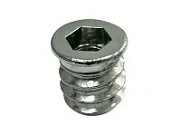 Футорка металлическая D10, М6хL13 мм, цинк