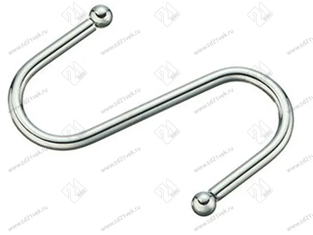 YJ-G311B/R-KR-B Крючок для рейлинга большой  хром <50/100/500> 1