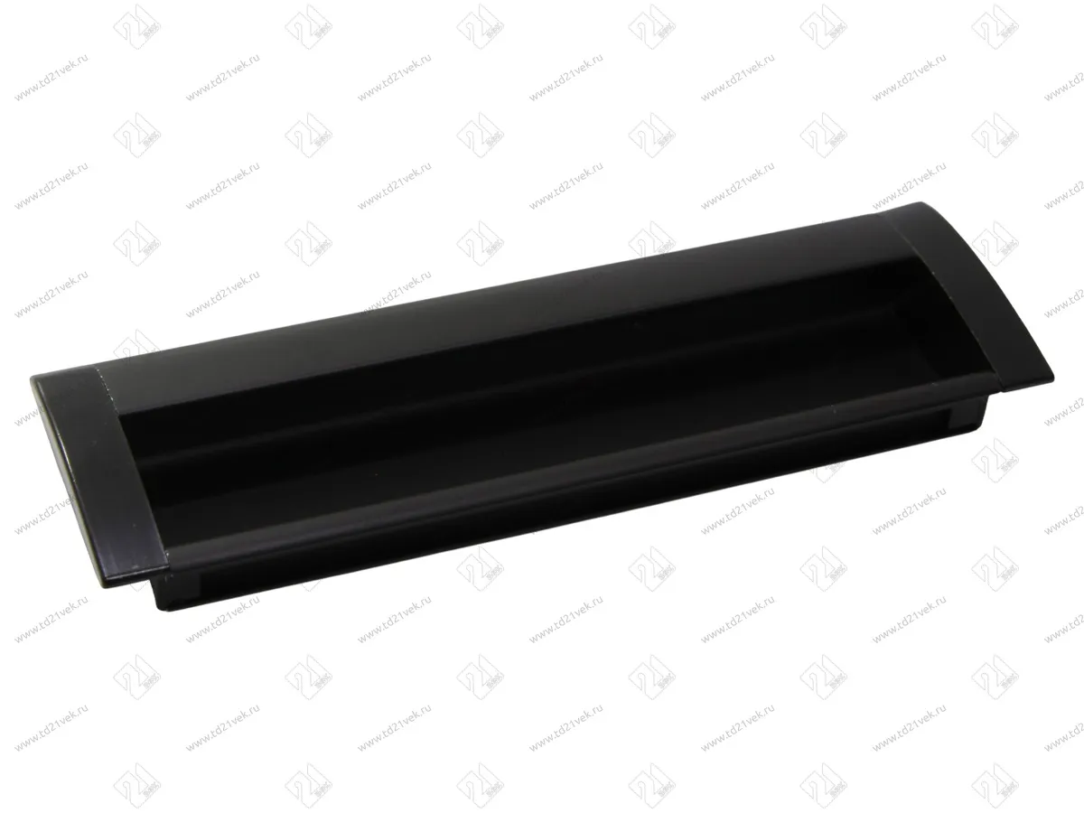 Ручка-раковина 192мм (L205мм) черный матовый, AL04 1