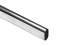 Штанга овальная 30*15*3000  0,6мм, хром <10>