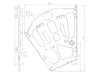 Механизм для обувниц тройной, серый, индивидуальная упаковка