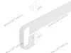 Планка БЕЛАЯ щелевая алюм. 38 мм 1517/1  <20/100> превью 1