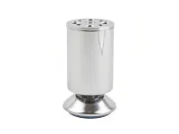 Опора мебельная d50, H100, хром-хром