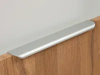 RT110SC.1/224/300 Ручка торцевая 224 мм сатиновый хром <50>