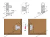 Клип-защёлка фасада 48х16мм, компл.=2 шт., черный превью 3
