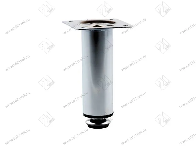 N0010-150 Опора мебельная регулируемая малая 30*150 мм, хром <80> 1