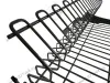 Сушка для посуды 900мм двухуровневая, 2 поддона, антрацит, плоский прут, для ДСП 16мм, 868х275х209 мм превью 5