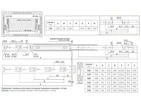 Направляющие шариковые 500мм, h35, полного выдвижения, нагрузка до 20 кг