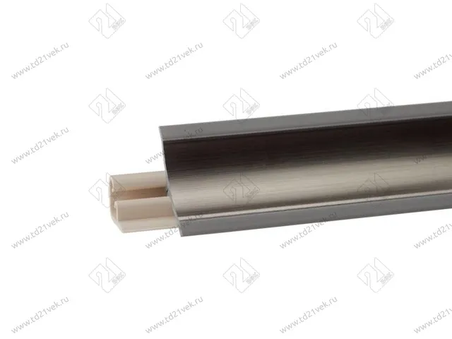 Плинтус для столешниц  "хром" 3,0 м LB-23-612 (№605/611) <1/25> 1
