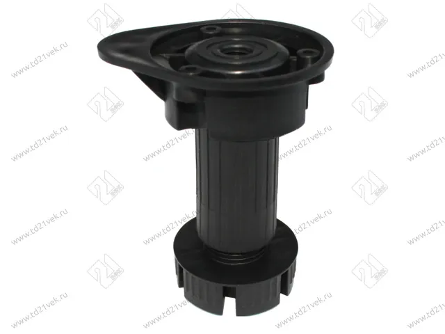 Опора кухонная Н120-140 мм разборная, с упором, черный, нагрузка 168 кг 1