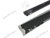 17.800.00.394 / 19.143.37.330 Профиль алюминиевый врезной 2 м (ЧЕРНЫЙ) КСС 2507W-02 (E), 4 клипсы, 4 загл <1> превью 1