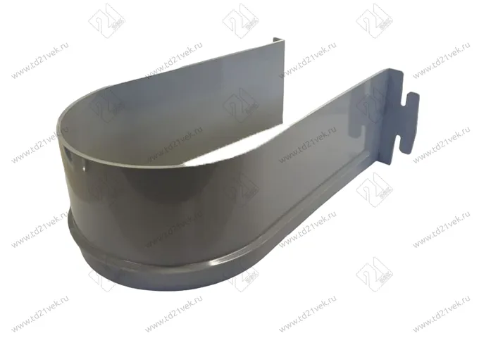 105-91-22-303 Ограничитель Mesan для сифона U-образный 160 мм, пластик серый 1