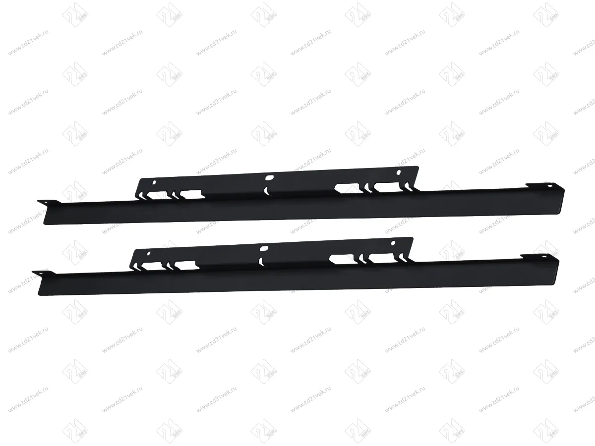 Термоизоляционная планка для духового шкафа универсальная, 16 мм, комплект 2 шт., RAL9005, черный глянец 1