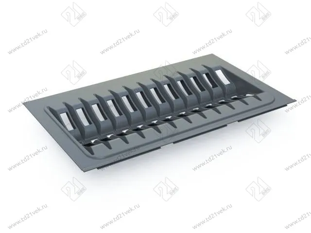 105-83-52-309 Лоток для тарелок Mesan TrayBond, 12шт.(Ш290хГ480-420хH45) антрацит <2/16> 1