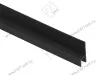 Планка- плинтус для стеновых панелей, 6 мм, длина 3 метра, алюминий, черный превью 1