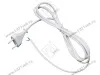15.110.01.011 Сетевой провод с вилкой 220В, L=1.8м, ШВВП 2х0,5мм (белый) <1> превью 1